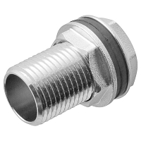 Tank nozzle with gasket 1/2" (brass) MPF
