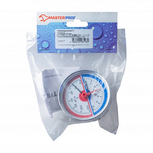 Radial Thermo Pressure Gauge, 6 bar, max 120°C, 1/2" male buy wholesale