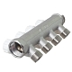Manifold with control valves 4 outlets x 3/4" x 1/2" male thread. MPF buy wholesale