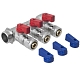 Metal/plastic pipe manifold with shut-off valves 3 outlets x 3/4" x 16 mm MPF buy wholesale