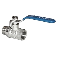 1/2" Male x Female Ball Valve, Butterfly Handle