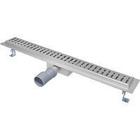 Linear stainless steel drain (shower drain) 650 mm long