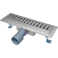 Linear stainless steel drain (shower drain) 300 mm long