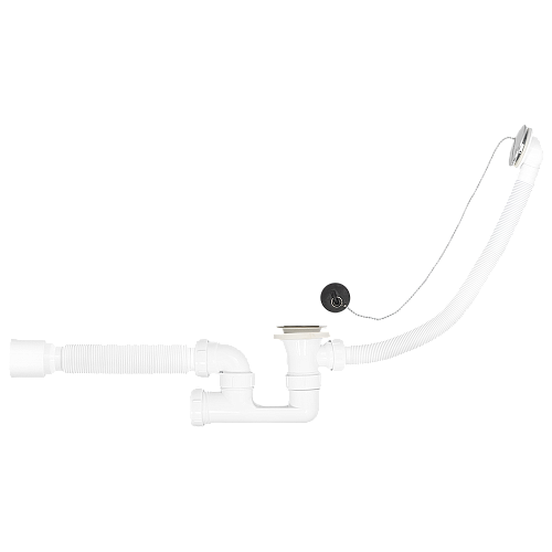 Сифон для ванны и глуб. поддона, с г.т. 40х40/50 MasterProf	 	
