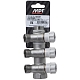 Manifold with control valves 3 outlets x 3/4" x 1/2" male thread. MPF buy wholesale