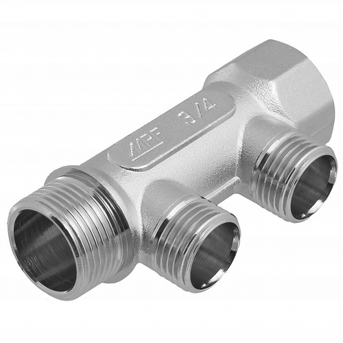Manifold 2 outlets x 3/4" x 1/2" male thread MPF buy wholesale
