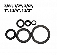 Set of gaskets "Plumber" No. 3+ (rubber)