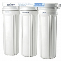 Unicorn FPS-3 ST Three-stage Water Softening & Filtration System for Kitchen Sink