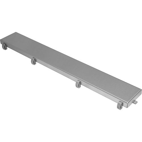 Stainless steel insert in linear drain (shower drain) for tile 400 mm buy wholesale