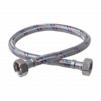 Stainless Steel Braided Flexible Tap Connector 1/2" x 50 cm female-female NS