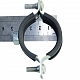 Galvanized Steel Clamp with Rubber Gasket 1.1/4" (42-45 mm) M8, bolt, dowel buy wholesale