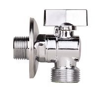 1/2" x 3/4" Angle Male x Male Ball Valve for Household Device Connection